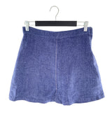 Falda mini con textura