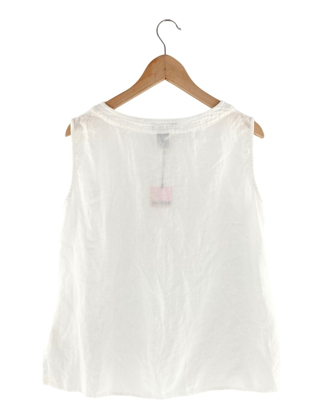 Blusa sleeveless en lino