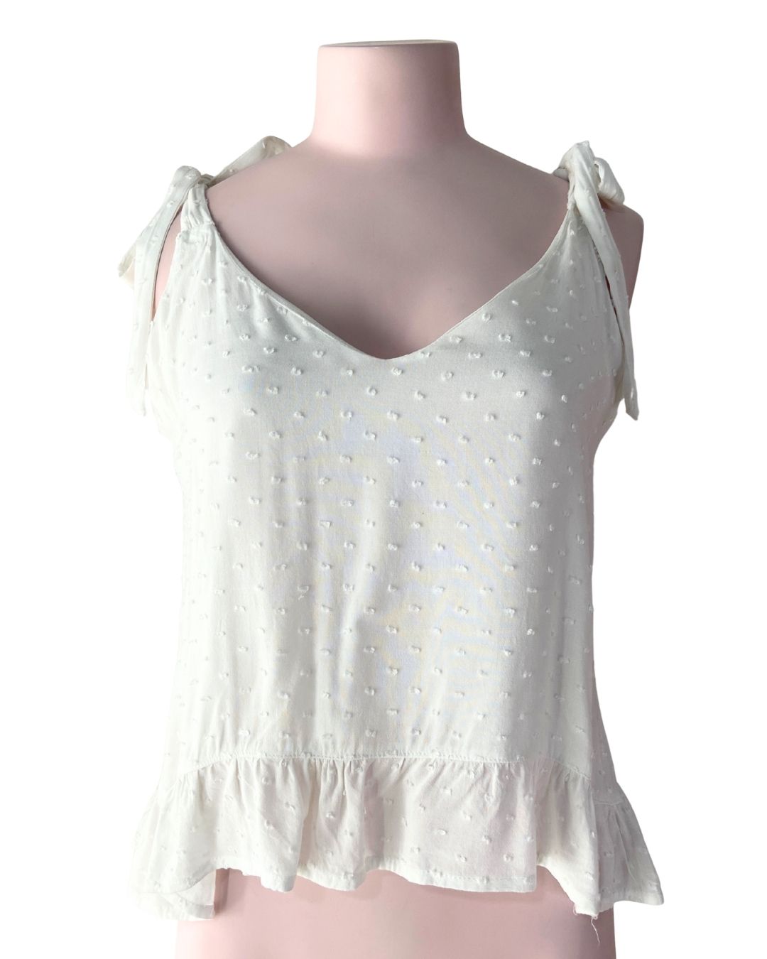 Blusa de tiras anudadas
