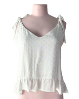 Blusa de tiras anudadas