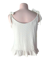 Blusa de tiras anudadas