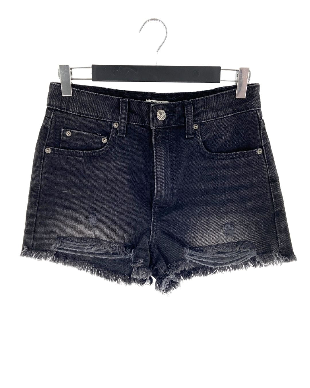Short mini rígido deshilado