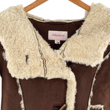 Chaqueta efecto gamuza