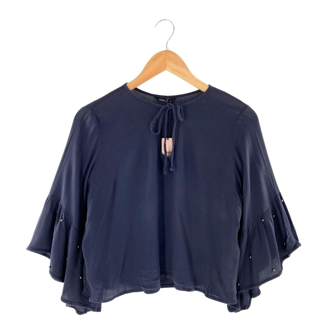 Blusa con textura anudada