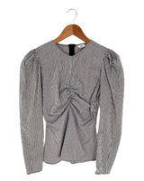 Blusa manga larga a rayas