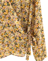 Blusa manga larga con textura