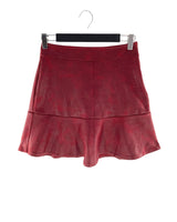 falda mini con textura