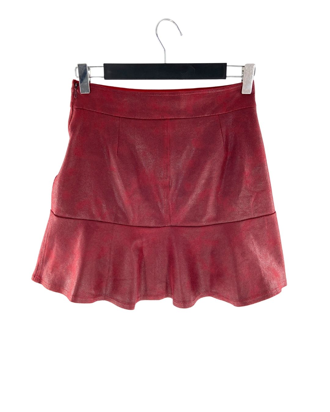 falda mini con textura