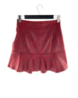falda mini con textura