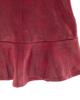 falda mini con textura