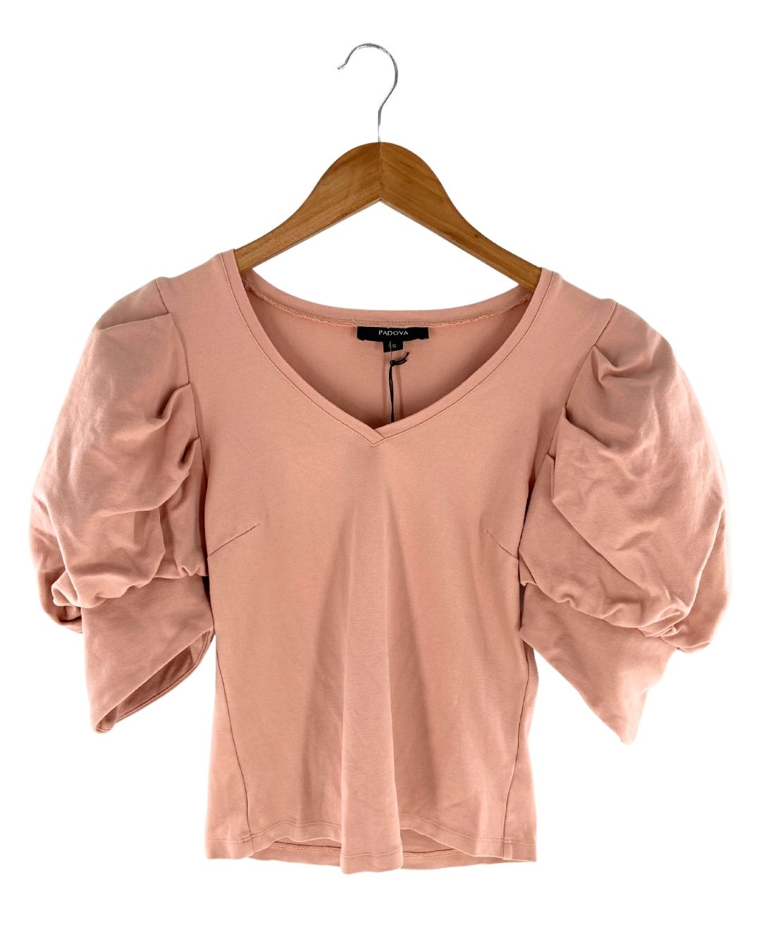 Blusa manga globo stretch