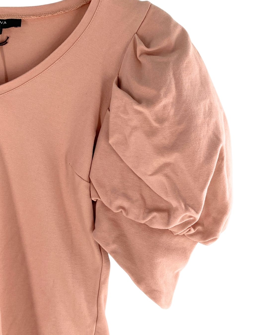Blusa manga globo stretch