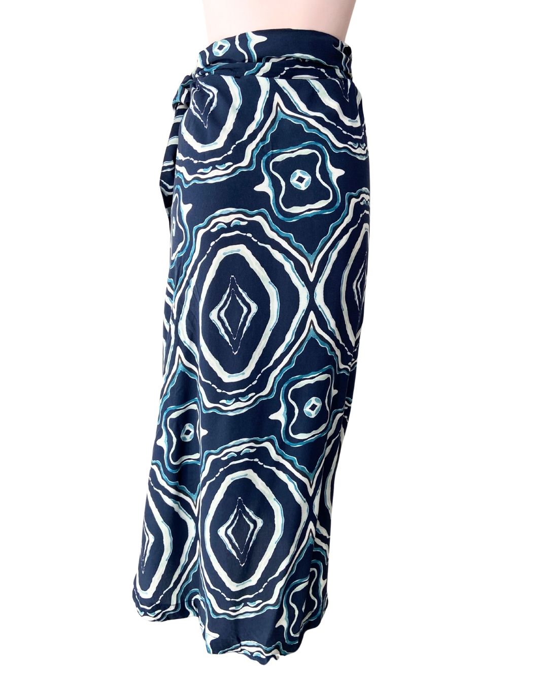 Falda wrap con print