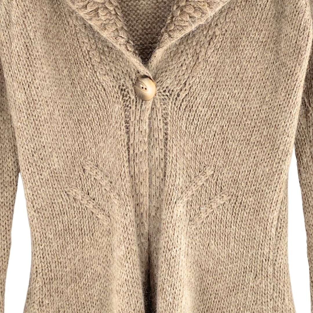 Cardigan longsize afelpado