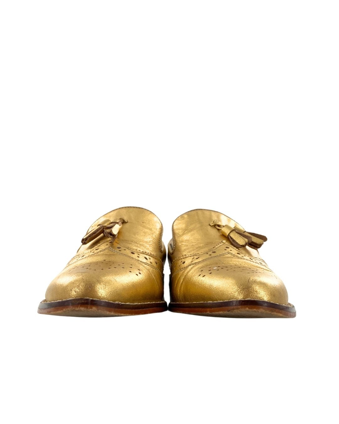 Loafers metalizados