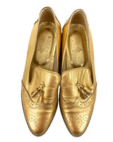 Loafers metalizados