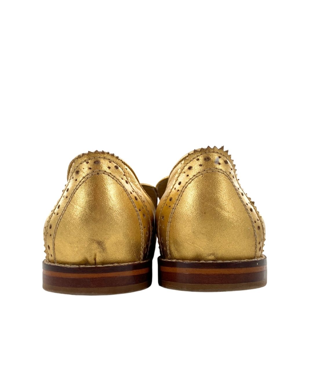 Loafers metalizados