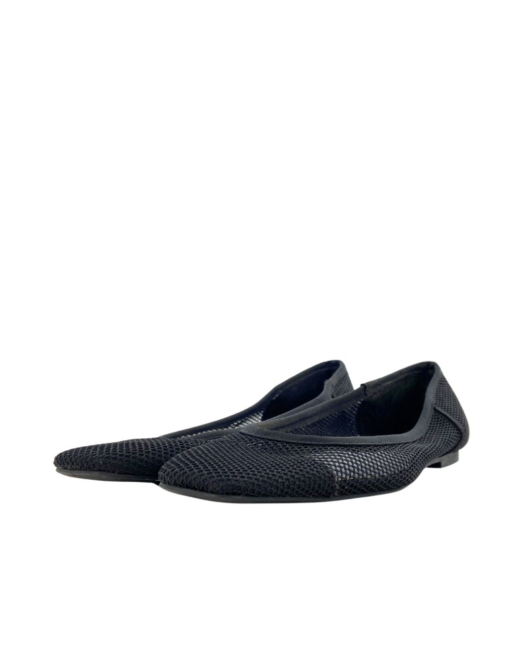Flats en mesh punta cuadrada