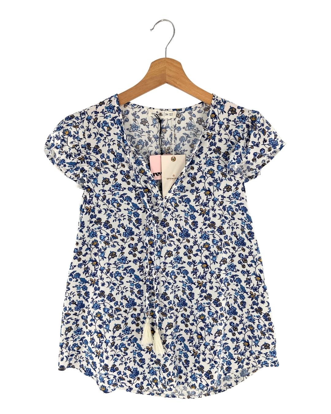 Blusa print mini flores