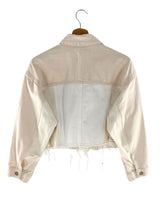Chaqueta crop en denim