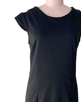 Vestido midi manga barca