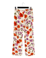 Pantalón en lino print flores