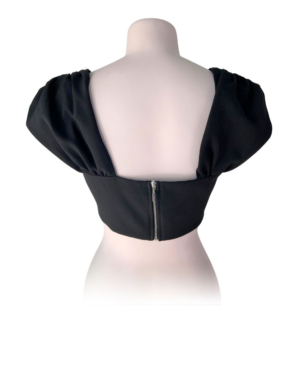 Crop top de tiras anchas