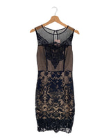 Vestido sleeveless en guipure