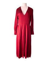 Maxi vestido satinado
