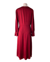 Maxi vestido satinado