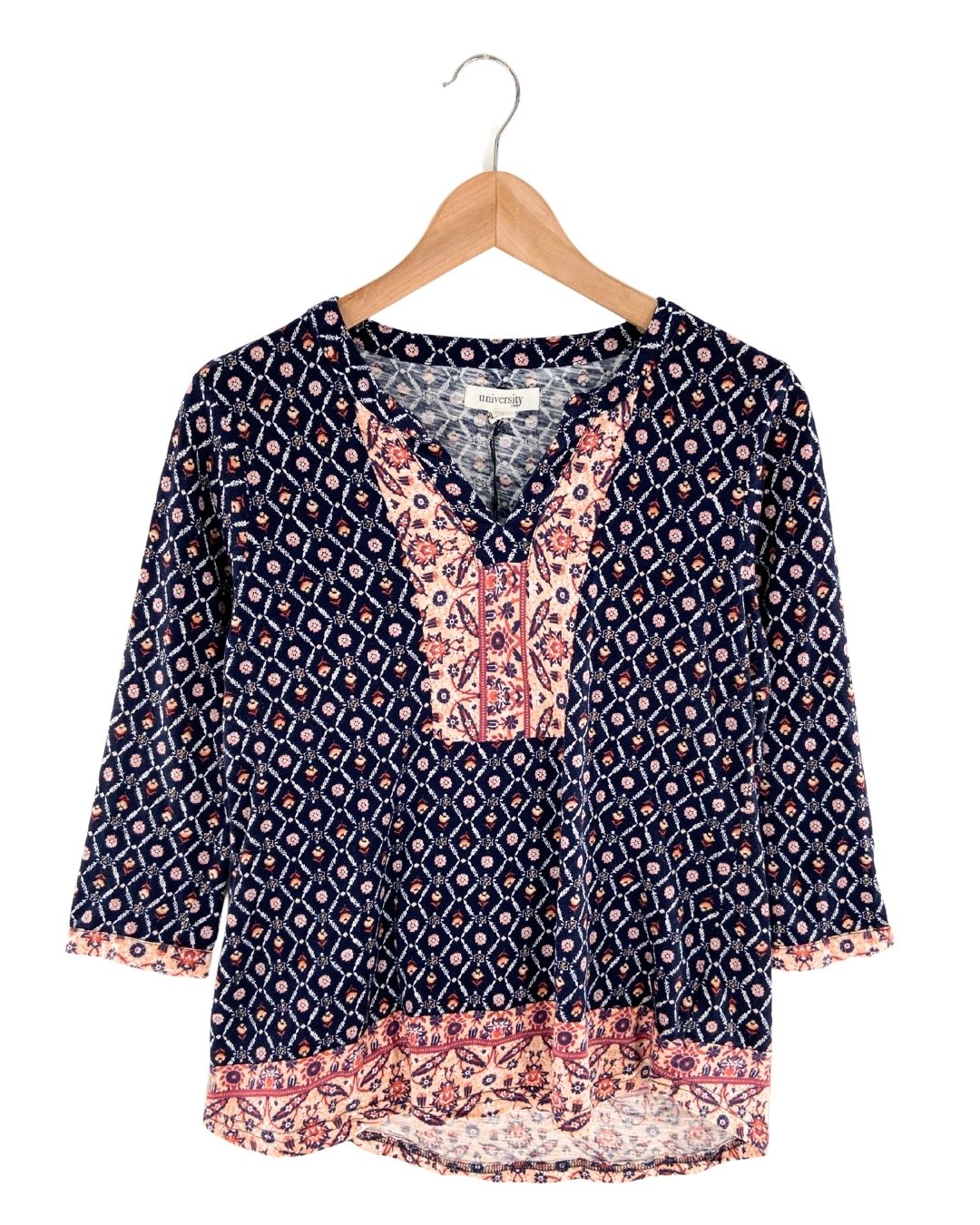 Blusa manga 3/4 con print