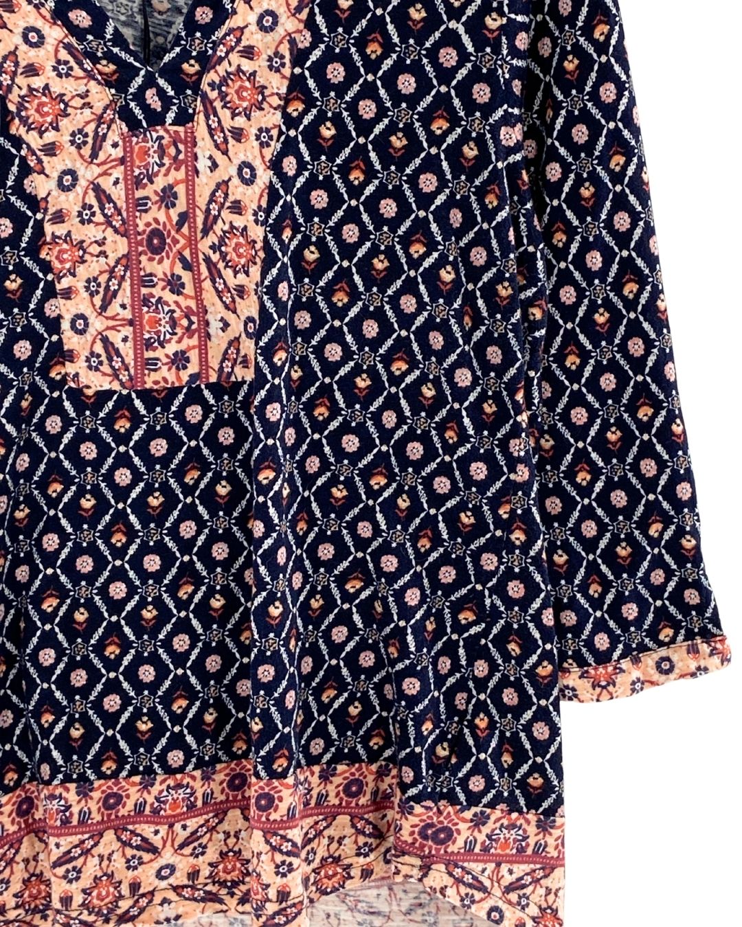 Blusa manga 3/4 con print