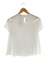 Blusa manga corta anudada