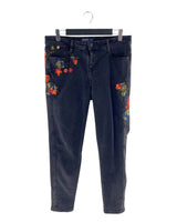 Jean stretch skinny con flores