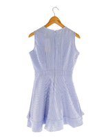 Vestido midi a rayas