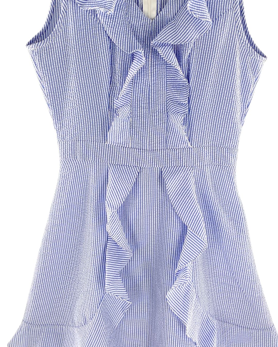 Vestido midi a rayas