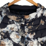 Chaqueta crop acolchada print