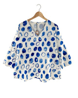 Blusa satinada manga larga