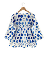 Blusa satinada manga larga