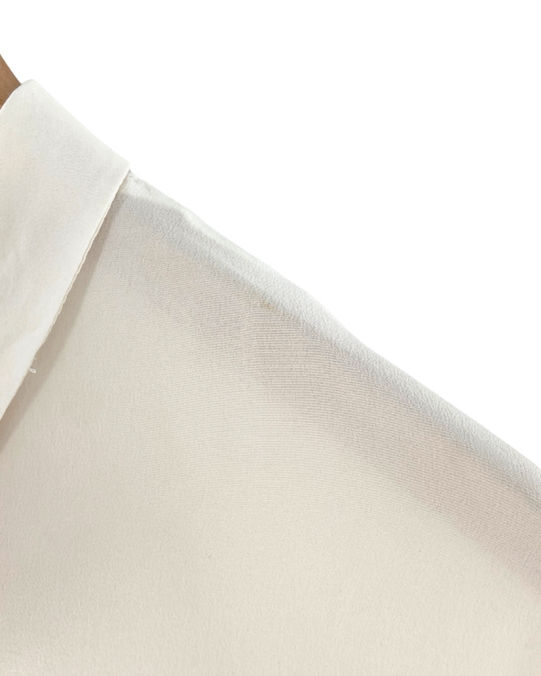 Camisa en seda manga larga