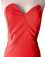 Vestido mini strapless
