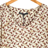 Blusa manga 3/4 cuello en V