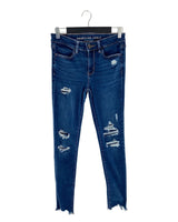 Jean skinny stretch destroyed