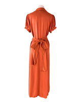 Maxi vestido abotonado