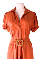 Maxi vestido abotonado