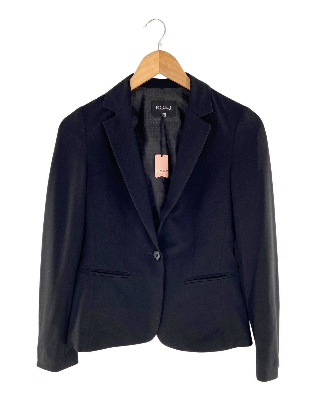 Blazer crop clásico un botón