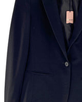 Blazer crop clásico un botón