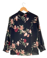 Blusa cruzada manga larga