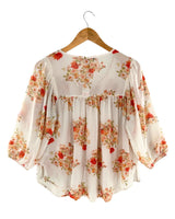 Blusa print flores