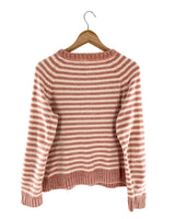 Saco en chenille a rayas